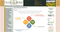 Desktop Screenshot of drsrelief.com